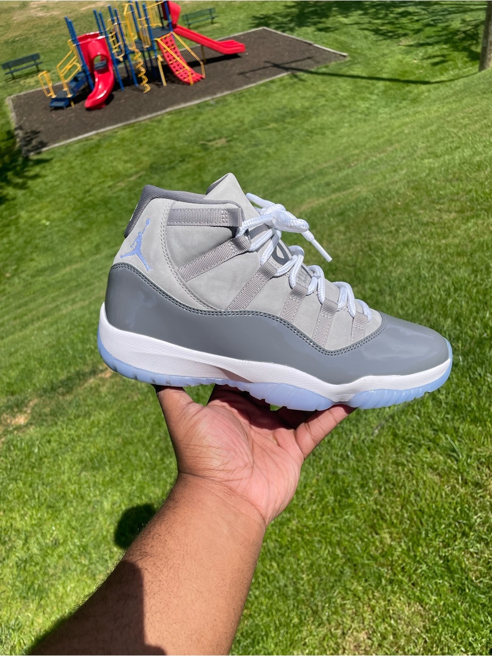Jordan Retro 11 cool grey size 10 brand new. Read description.